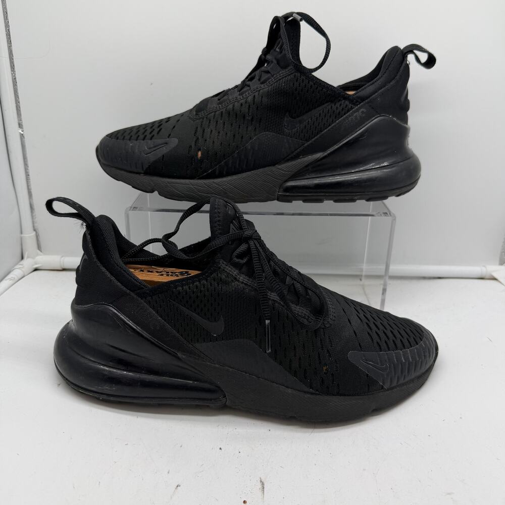 Nike Air Max 270 Shoes Mens 8.5 Black Athletic Running Walking Sneakers